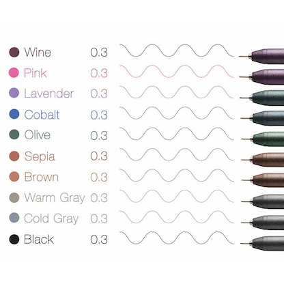 Artikelbild 7 für COPIC® Multiliner Color Fineliner farbsortiert 0,3 mm, 10 St., Artikelnummer 360939