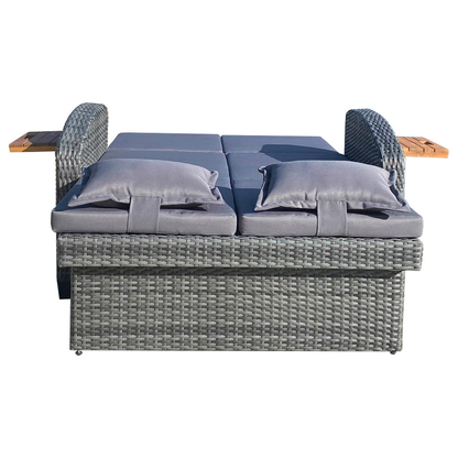 Artikelbild 3 für Garden Pleasure Sonnenliege BARI anthrazit Stahl, Artikelnummer 543993