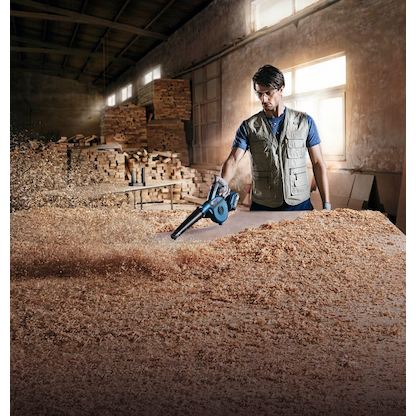 Artikelbild 3 für AKTION: BOSCH Professional GBL 18V-120 Akku-Laubbläser 18,0 V, ohne Akku mit Prämie nach Registrierung, Artikelnummer 150221