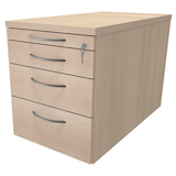 Artikelbild 1 für fm Sidney Rollcontainer akazie 4 Auszüge 43,4 x 80,0 x 54,0 cm, Artikelnummer 137627