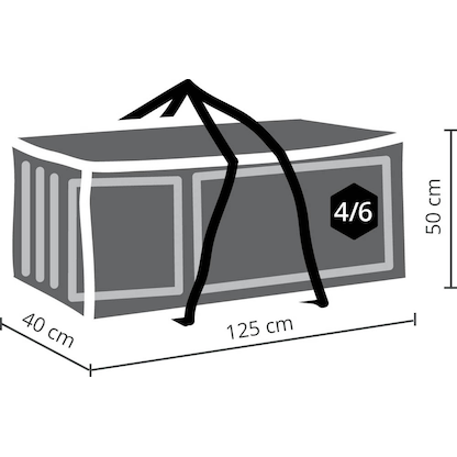 Artikelbild 2 für BEST Auflagentasche 125,0 x 40,0 x 50,0 cm, Artikelnummer 672737