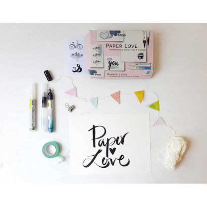 Artikelbild 9 für KREUL PaperLove Handlettering-Set schwarz, 1 Set, Artikelnummer 115317
