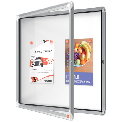 Artikelbild für nobo Schaukasten silber 6x DIN A4 69,2 x 3,7 x 75,2 cm, 1 St., Artikelnummer 699468