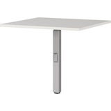 Artikelbild 1 für GERMANIA Verbindungsplatte höhenverstellbar Agenda Office lichtgrau, silber quadratisch 80,0 x 80,0 x 68,0 - 91,0 cm, Artikelnummer 661859