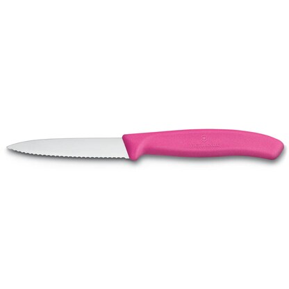 Artikelbild 2 für VICTORINOX Küchenmesser Swiss Classic silber, pink glänzend, Klinge: 8,0 cm, 1 St., Artikelnummer 322497