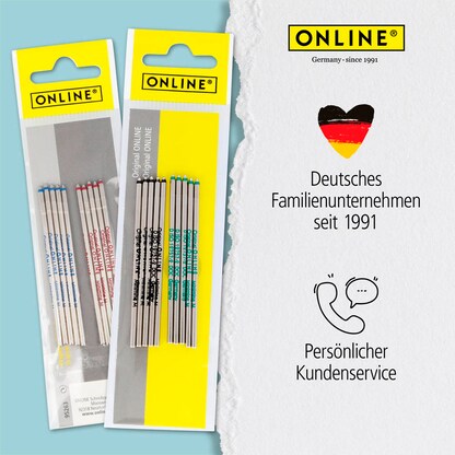 Artikelbild 5 für ONLINE® D1 Kugelschreiberminen M farbsortiert, 20 St., Artikelnummer 283923