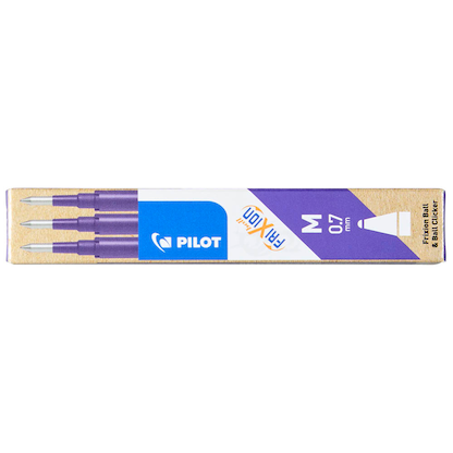 Artikelbild 2 für PILOT FRIXION Tintenrollerminen violett 0,4 mm 3 St., Artikelnummer 206490