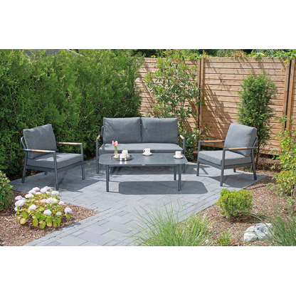 Artikelbild 8 für SonnenPartner® Loungegruppe Diamond grau, anthrazit Metall, Artikelnummer 790756