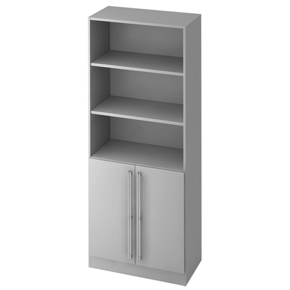 Artikelbild für HAMMERBACHER Regalschrank Akandia, V7700/5/5/NU lichtgrau 80,0 x 42,0 x 200,4 cm, 1 St., Artikelnummer 672055