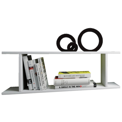 Artikelbild 3 für VCM my home Wandregal Sirola weiß 80,0 x 20,0 x 28,0 cm, 1 St., Artikelnummer 387254