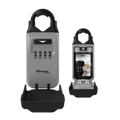 Artikelbild für Master Lock® 5420EURD Schlüsseltresor silber, Zahlenschloss, 7,2 x 5,2 x 17,5 cm, 1 St., Artikelnummer 727721