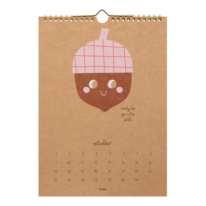 Artikelbild 13 für folia Kalender zum Selbstgestalten CRAFTY MEMORIES A4 jahresunabhängig, 1 St., Artikelnummer 692958