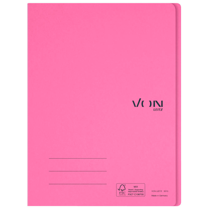 Artikelbild 6 für VON LEITZ Schnellhefter Karton fuchsia DIN A4, 1 St., Artikelnummer 669576