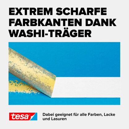 Artikelbild 6 für tesa PROFESSIONAL Malerband gelb 25,0 mm x 25,0 m 1 Rolle, Artikelnummer 723886