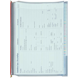 Artikelbild 1 für BOI Planettentaschen Kunststoff rot DIN A4 2x Klemmleiste, 10 St., Artikelnummer 701288