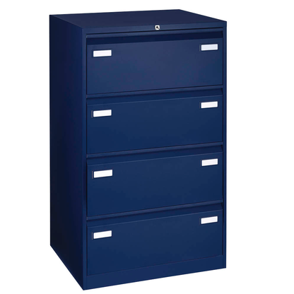 Artikelbild 4 für AKTION: BISLEY LIGHT Hängeregistraturschränke oxfordblau 4 Schubladen 80,0 x 62,2 x 132,1 cm, 3 St., Artikelnummer 102649