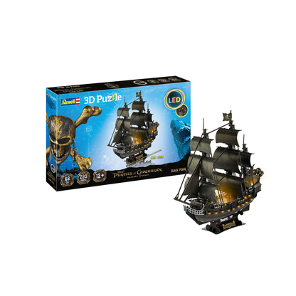 Artikelbild für Revell Disney Pirates of the Caribbean Piratenschiff Black Pearl - LED Edition 3D-Puzzle, 293 Teile, Artikelnummer 201737
