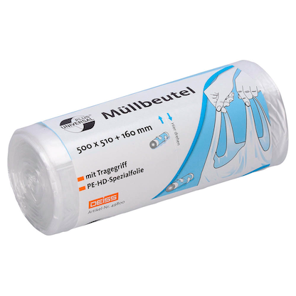 Artikelbild 2 für DEISS Müllbeutel UNIVERSAL PLUS® 30,0 l transparent 9 µm, 40 St., Artikelnummer 251498