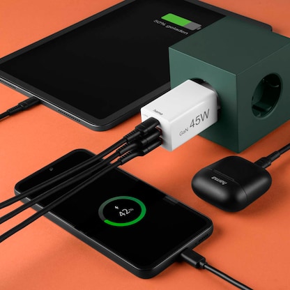 Artikelbild 2 für hama GaN-Ladeadapter weiß, 45 Watt, Artikelnummer 280679