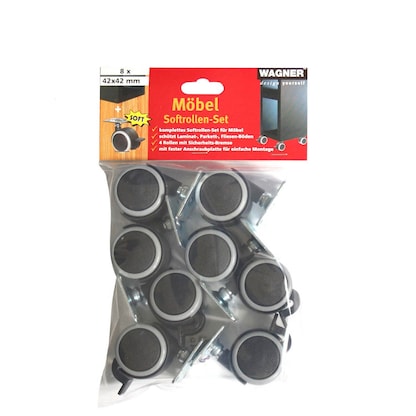 Artikelbild 2 für WAGNER® design yourself Rollen für Schränke und Regale RO 0724, 8 St., Artikelnummer 418709