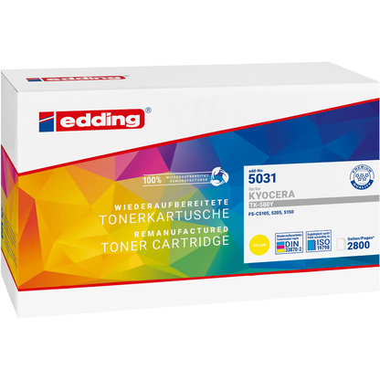Artikelbild 2 für edding EDD-5031 gelb Toner kompatibel zu KYOCERA TK-580Y, Artikelnummer 284582
