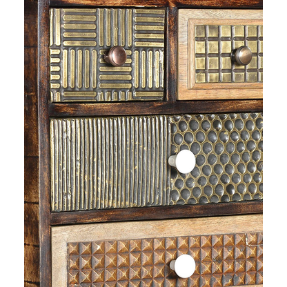 Artikelbild 5 für Garden Pleasure Kommode KALAY, 304056 vintage-braun 50,0 x 35,0 x 110,0 cm, 1 St., Artikelnummer 543369