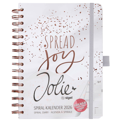 Artikelbild 2 für SIGEL Buchkalender Jolie 2026 Glittery Joy, 1 St., Artikelnummer 568529