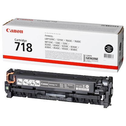 Artikelbild für Canon 718 BK schwarz Toner, Artikelnummer 380667