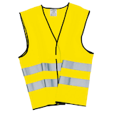 Artikelbild 1 für unisex Warnweste neongelb Einheitsgröße, Artikelnummer 315226