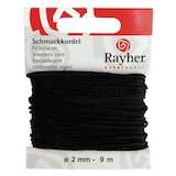 Artikelbild 1 für Rayher Schmuckkordel schwarz, Artikelnummer 124187