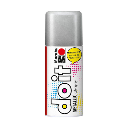 Artikelbild für Marabu Do it Metallic Acrylspray Sprühfarbe silber, 1 St., Artikelnummer 399677