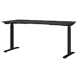 Artikelbild 1 für GERMANIA Bedano höhenverstellbarer Schreibtisch grafit rechteckig, T-Fuß-Gestell schwarz 160,0 x 80,0 cm, Artikelnummer 389118