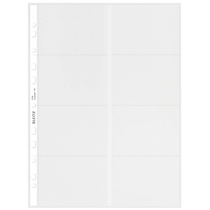 Artikelbild 6 für LEITZ Visitenkartenhüllen DIN A4 glasklar glatt 0,10 mm, 10 St., Artikelnummer 385017