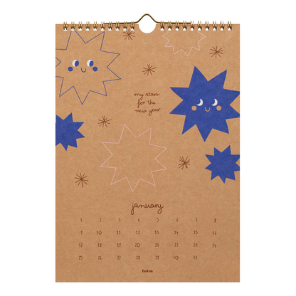 Artikelbild 4 für folia Kalender zum Selbstgestalten CRAFTY MEMORIES A4 jahresunabhängig, 1 St., Artikelnummer 692958