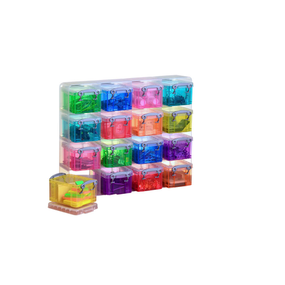 Artikelbild 2 für Really Useful Box Kleinteilemagazin 16x 0,14 l transparent, bunt 28,0 x 8,5 x 22,5 cm, 1 St., Artikelnummer 327852