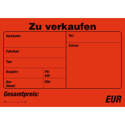 Artikelbild 4 für RNK-Verlag 586 Kfz-Kaufverträge, 25 St., Artikelnummer 643294