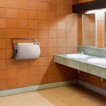 Artikelbild 5 für KATRIN Putzrollenhalter 54930 schwarz Metall, 1 St., Artikelnummer 263554