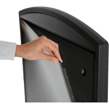 Artikelbild 8 für update displays Kundenstopper WindSign FLEX schwarz DIN A1 2 Fächer 70,0 x 50,0 x 129,9 cm, 1 St., Artikelnummer 217537