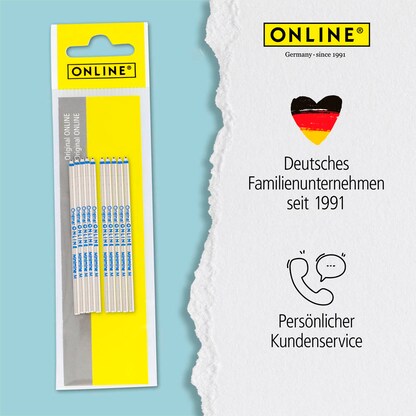 Artikelbild 5 für ONLINE® D1 Kugelschreiberminen M blau, 10 St., Artikelnummer 283881