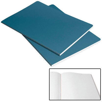 Artikelbild für SIGEL Notizhefte Linescape DIN A5 liniert, mittelblau, neon-orange Softcover 68 Seiten, 2 St., Artikelnummer 630687