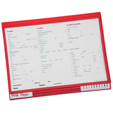 Artikelbild 1 für BOI Patienten-Dokumentations-Hängemappe Slim Kunststoff rot DIN A4 1x kaufmännische Heftung, 1 St., Artikelnummer 703106