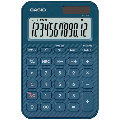 Artikelbild für CASIO MS-20YC-NY Taschenrechner marineblau, Artikelnummer 776522