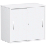 Artikelbild 1 für geramöbel Schiebetürenschrank Flex, S-381501-WW weiß 1 Fachboden 80,0 x 42,5 x 72,0 cm, Artikelnummer 876065