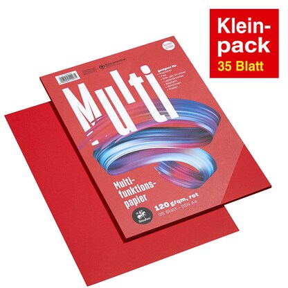Artikelbild für Staufen® Kopierpapier rot DIN A4 120 g/qm 35 Blatt, Artikelnummer 538112