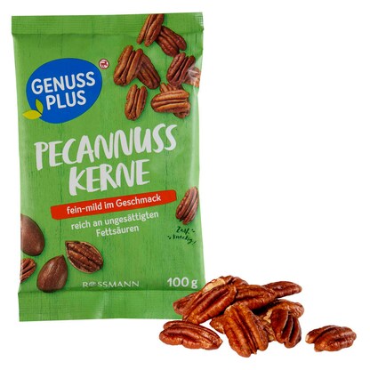 Artikelbild für GENUSS PLUS PECANNUSSKERNE 100,0 g, Artikelnummer 667417