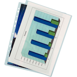 Artikelbild 1 für LEITZ Laminierfolien glänzend für A4 80 micron Universal-Lochung, 100 St., Artikelnummer 727844