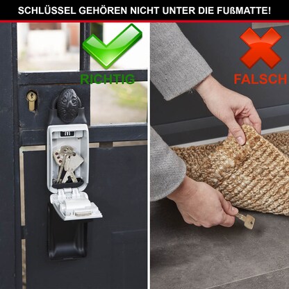 Artikelbild 4 für Master Lock® 5420EURD Schlüsseltresor silber, Zahlenschloss, 7,2 x 5,2 x 17,5 cm, 1 St., Artikelnummer 727721