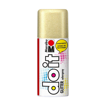 Artikelbild für Marabu Do it Glitter Acrylspray Sprühfarbe gold 150,0 ml, 1 St., Artikelnummer 399836