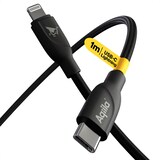 Artikelbild 1 für Aqiila® CB21 Ladekabel schwarz, Kabellänge: 1,0 m, 30 Watt, Artikelnummer 511438