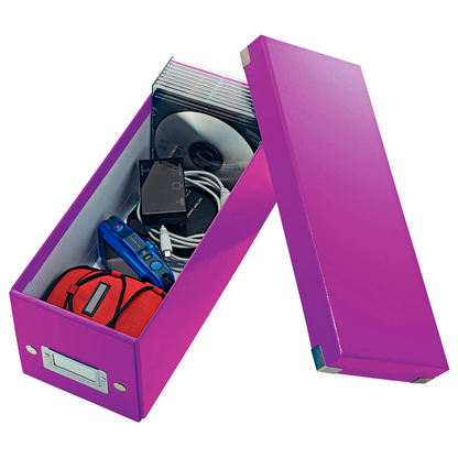 Artikelbild 3 für LEITZ CD-/DVD-Box Click & Store violett, 1 St., Artikelnummer 211040